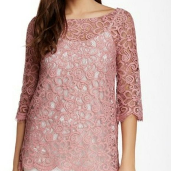 BB Dakota Tops - NWT BB Dakota Lace Cherlin Lace Top